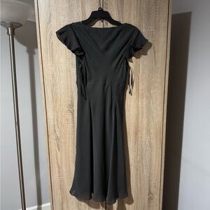 Black/white polka dot dress